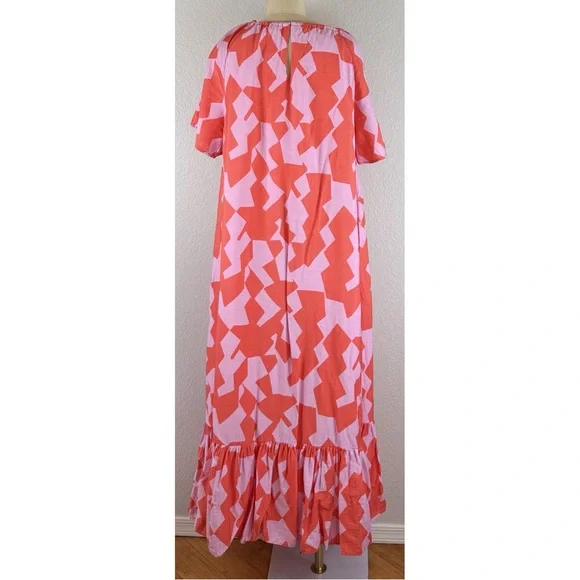 Ivy City Co Haven Maxi Dress In Geometric Print, size Medium - Picture 8 of 14